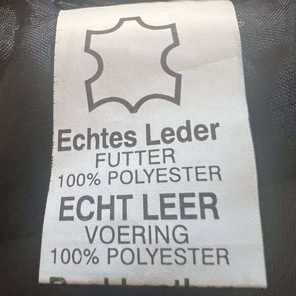 David Moore Leather Jacket Men’s 2XL Y2K Streetwear Black Fall Outerwear - Picture 11 of 16